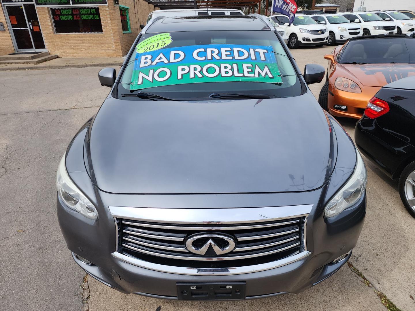 2015 SILVER Infiniti QX60 (5N1AL0MN1FC) with an 3.5L V6 DOHC 24V engine, Continuously Variable Transmission transmission, located at 2660 S.Garland Avenue, Garland, TX, 75041, (469) 298-3118, 32.885551, -96.655602 - Photo#8